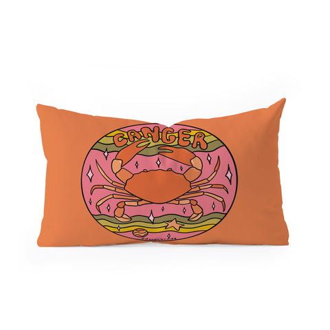 Doodle By Meg 2020 Cancer Oblong Throw Pillow