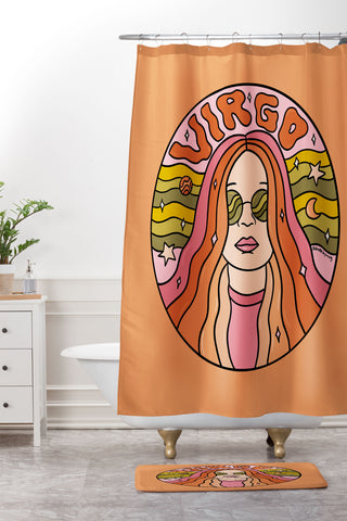 Doodle By Meg 2020 Virgo Shower Curtain And Mat