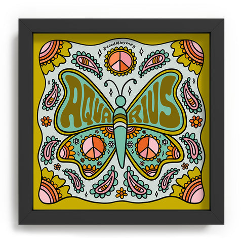 Doodle By Meg Aquarius Butterfly Recessed Framing Square
