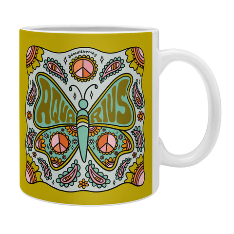 Doodle By Meg Aquarius Butterfly Coffee Mug