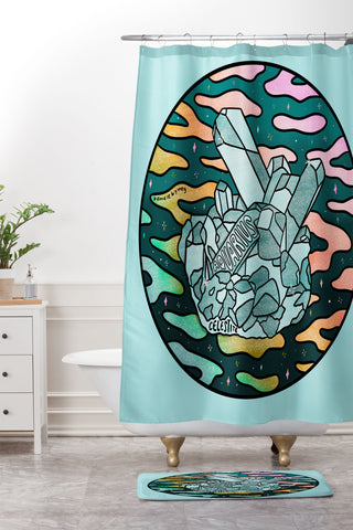 Doodle By Meg Aquarius Crystal Shower Curtain And Mat