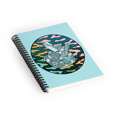 Doodle By Meg Aquarius Crystal Spiral Notebook