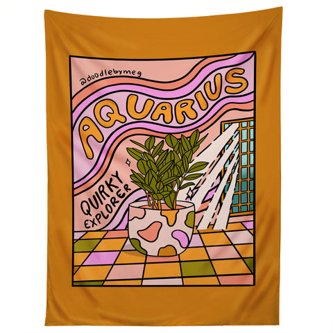 Doodle By Meg Aquarius Plant Tapestry