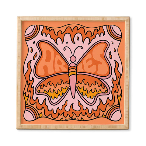 Doodle By Meg Aries Butterfly Framed Wall Art