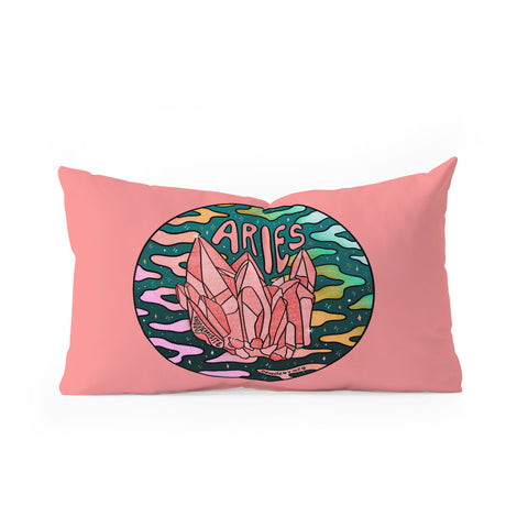 Doodle By Meg Aries Crystal Oblong Throw Pillow