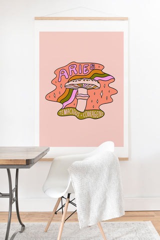 Doodle By Meg Aries Mushroom Art Print And Hanger
