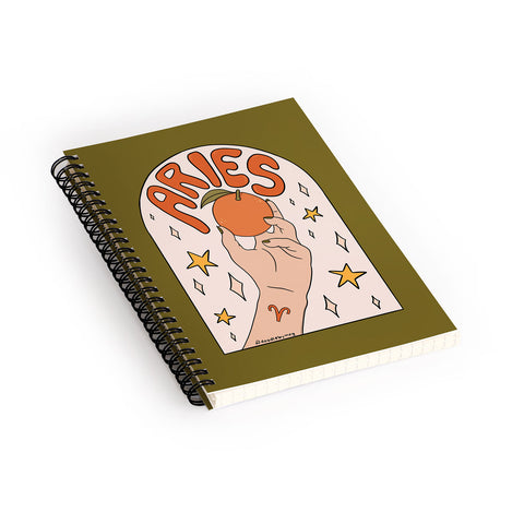 Doodle By Meg Aries Orange Spiral Notebook