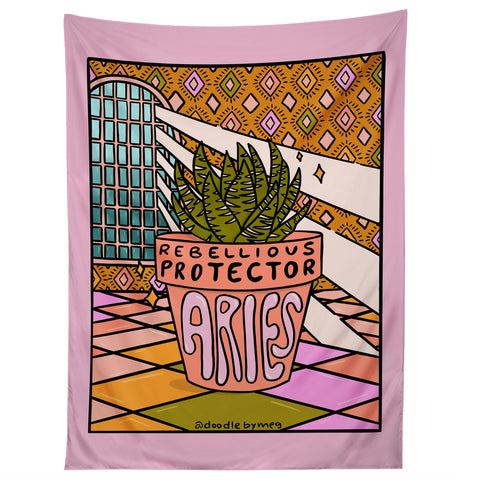 Doodle By Meg Aries Plant Tapestry