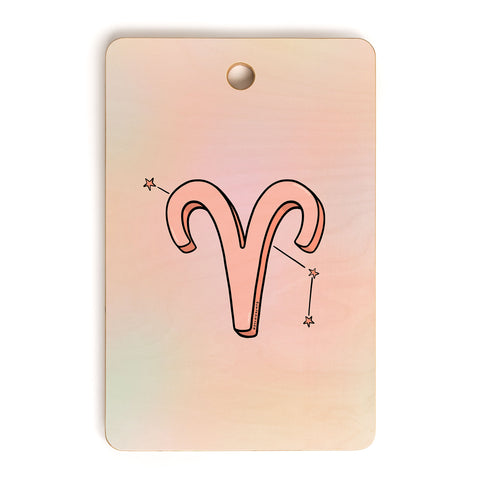 Doodle By Meg Aries Symbol Cutting Board Rectangle