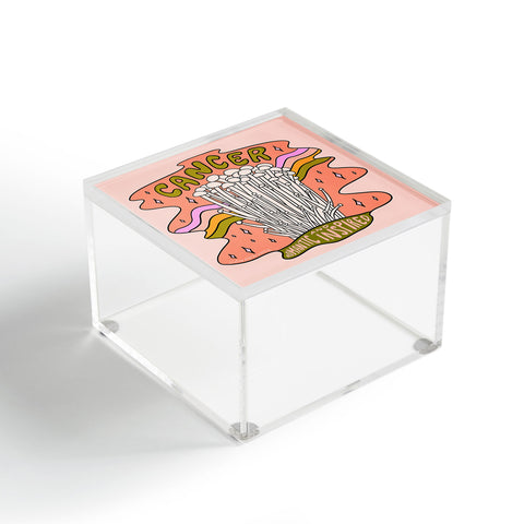 Doodle By Meg Cancer Mushroom Acrylic Box