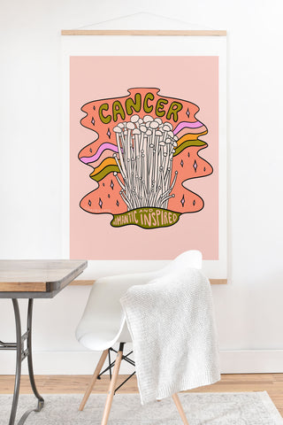 Doodle By Meg Cancer Mushroom Art Print And Hanger