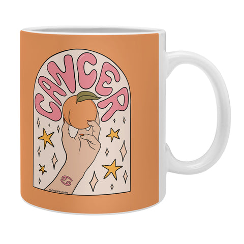 Doodle By Meg Cancer Peach Coffee Mug