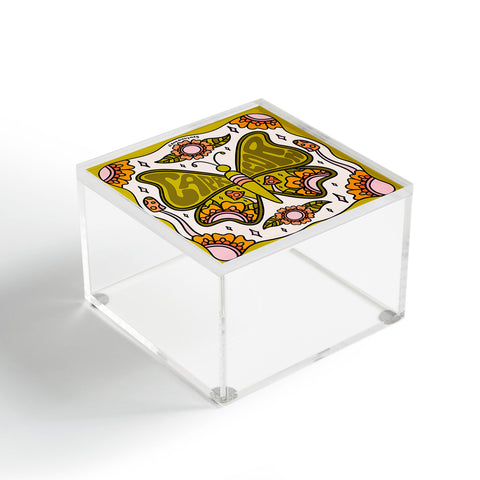 Doodle By Meg Capricorn Butterfly Acrylic Box