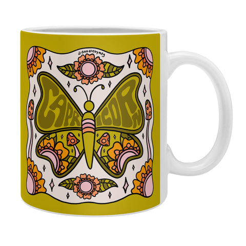 Doodle By Meg Capricorn Butterfly Coffee Mug