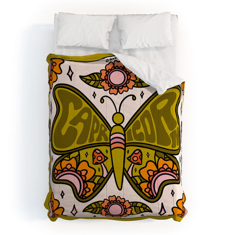 Doodle By Meg Capricorn Butterfly Comforter