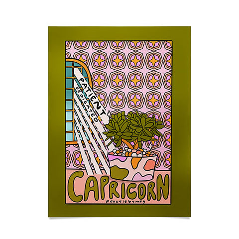 Doodle By Meg Capricorn Plant Poster