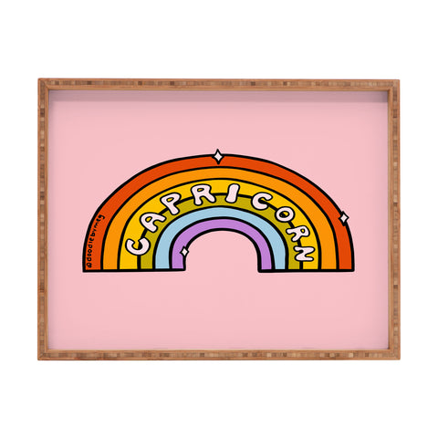 Doodle By Meg Capricorn Rainbow Rectangular Tray