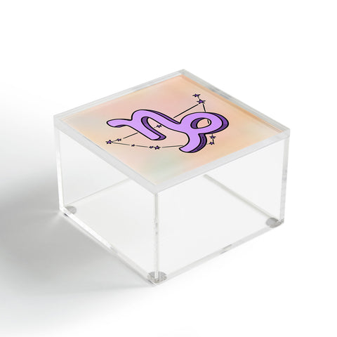 Doodle By Meg Capricorn Symbol Acrylic Box