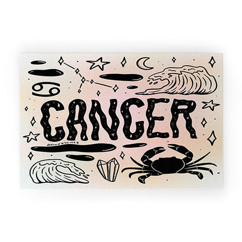 Doodle By Meg Celestial Cancer Welcome Mat
