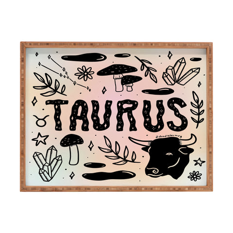 Doodle By Meg Celestial Taurus Rectangular Tray