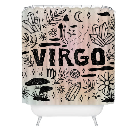 Doodle By Meg Celestial Virgo Shower Curtain