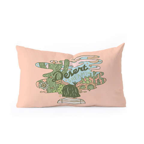 Doodle By Meg Desert Dreamin Oblong Throw Pillow