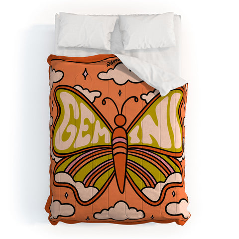 Doodle By Meg Gemini Butterfly Comforter