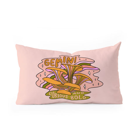 Doodle By Meg Gemini Mushroom Oblong Throw Pillow