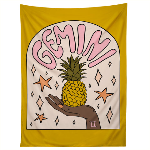 Doodle By Meg Gemini Pineapple Tapestry