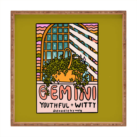 Doodle By Meg Gemini Plant Square Tray