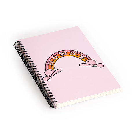 Doodle By Meg Howdy Rainbow Spiral Notebook