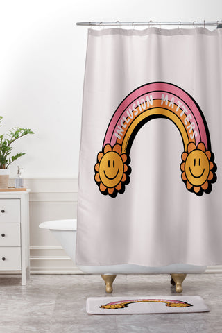 Doodle By Meg Inclusion Matters Shower Curtain And Mat