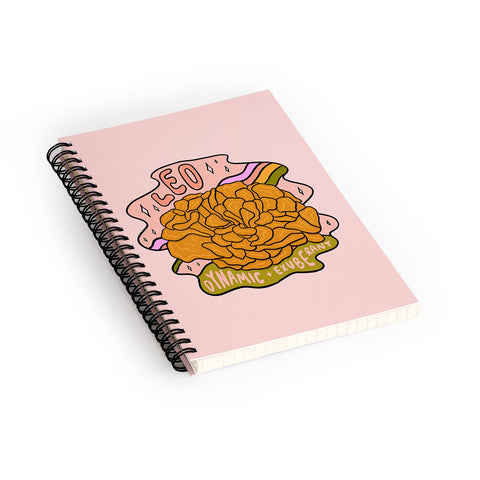Doodle By Meg Leo Mushroom Spiral Notebook