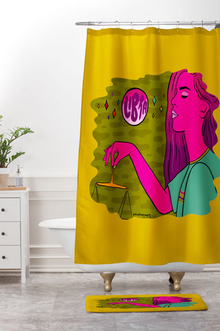 Doodle By Meg Libra Babe Shower Curtain And Mat