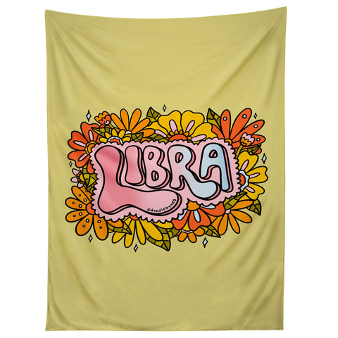 Doodle By Meg Libra Flowers Tapestry
