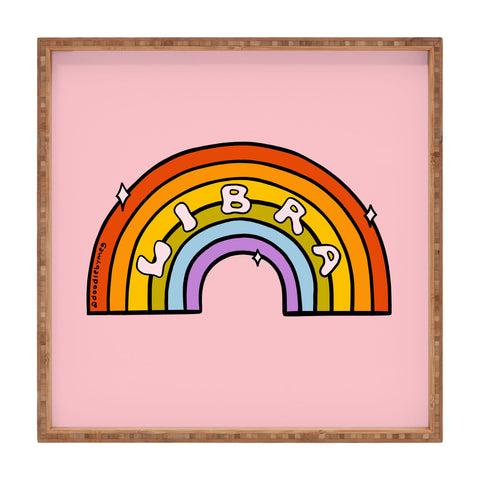 Doodle By Meg Libra Rainbow Square Tray