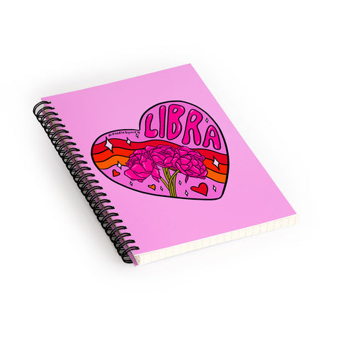 Doodle By Meg Libra Valentine Spiral Notebook