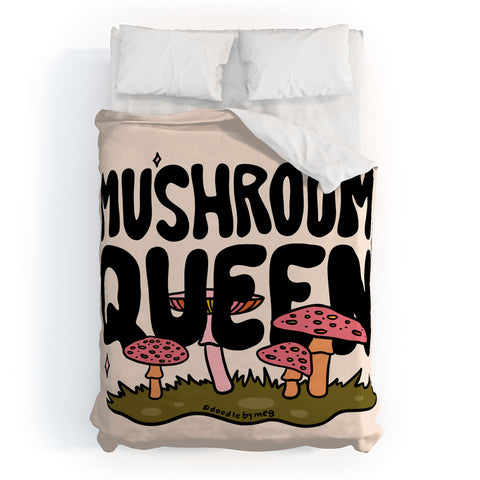 Doodle By Meg Mushroom Queen Duvet Cover