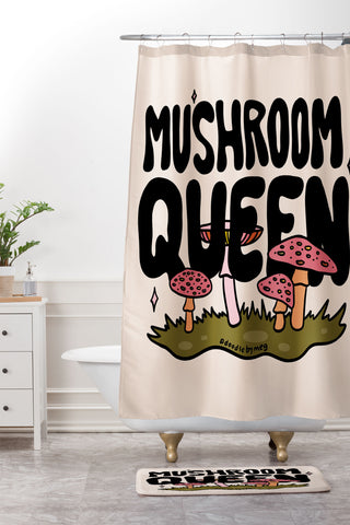Doodle By Meg Mushroom Queen Shower Curtain And Mat