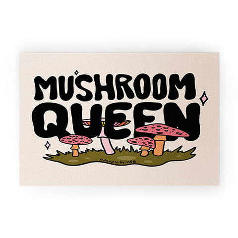 Doodle By Meg Mushroom Queen Welcome Mat