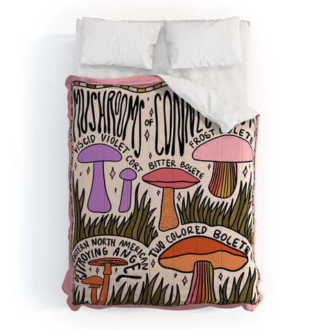 Doodle By Meg Mushrooms of Connecticut Comforter