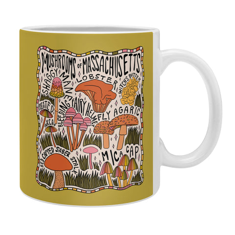 Doodle By Meg Mushrooms of Massachusetts Coffee Mug