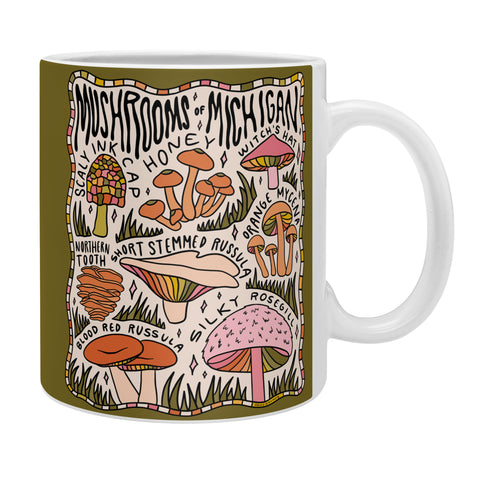 Doodle By Meg Mushrooms of Michigan Coffee Mug