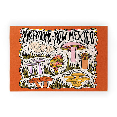 Doodle By Meg Mushrooms of New Mexico Welcome Mat
