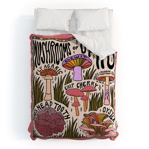 Doodle By Meg Mushrooms of Ohio Comforter