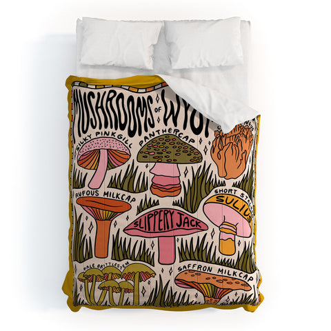Doodle By Meg Mushrooms of Wyoming Comforter