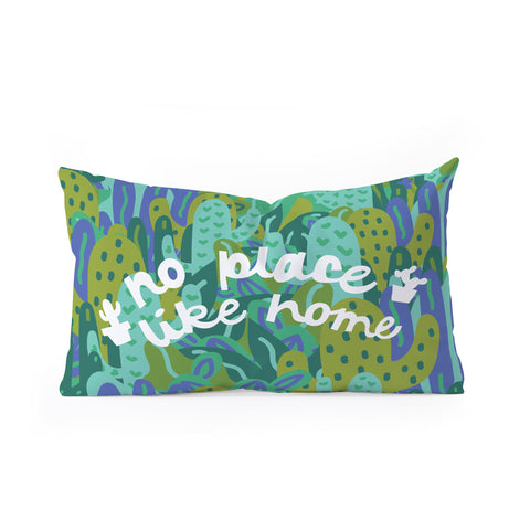 Doodle By Meg No Place Like Home Oblong Throw Pillow