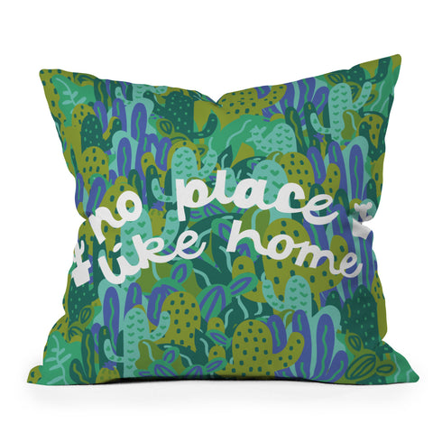 Doodle By Meg No Place Like Home Throw Pillow