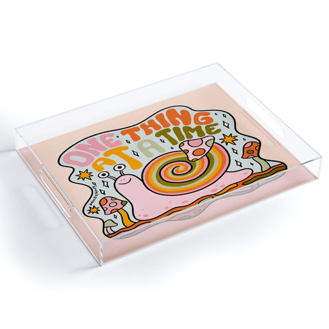 Doodle By Meg One Thing at a Time Acrylic Tray