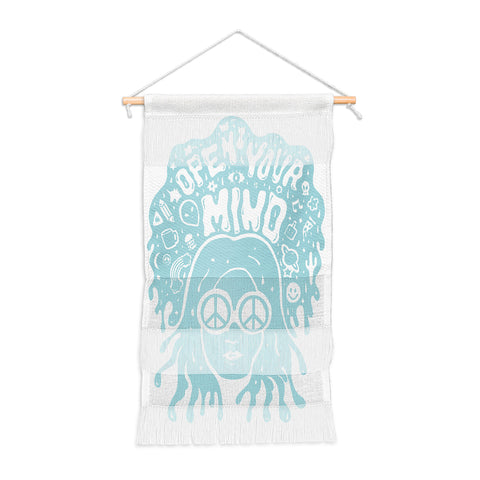 Doodle By Meg Open Your Mind in Mint Wall Hanging Portrait